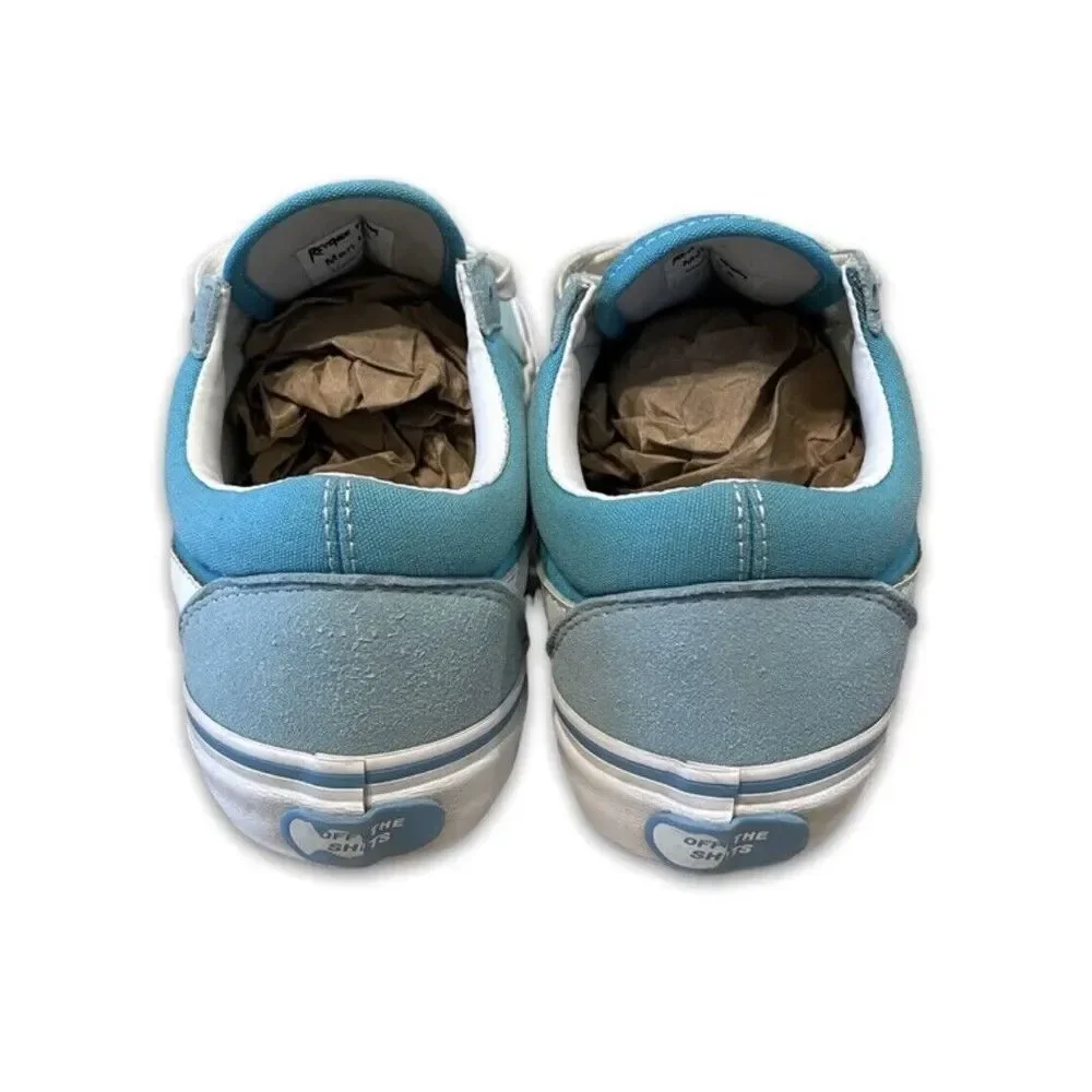 Revenge X Storm Blue Lightning Low‎ Top Lace Up Shoes Mens Size 5